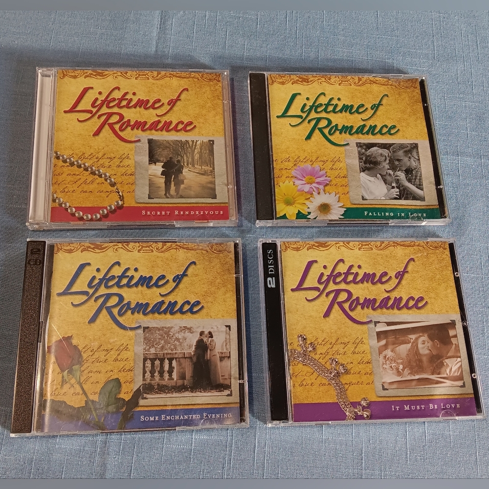Time Life Music Lifetime Romance (4) 2 Disc Cds Set 2004